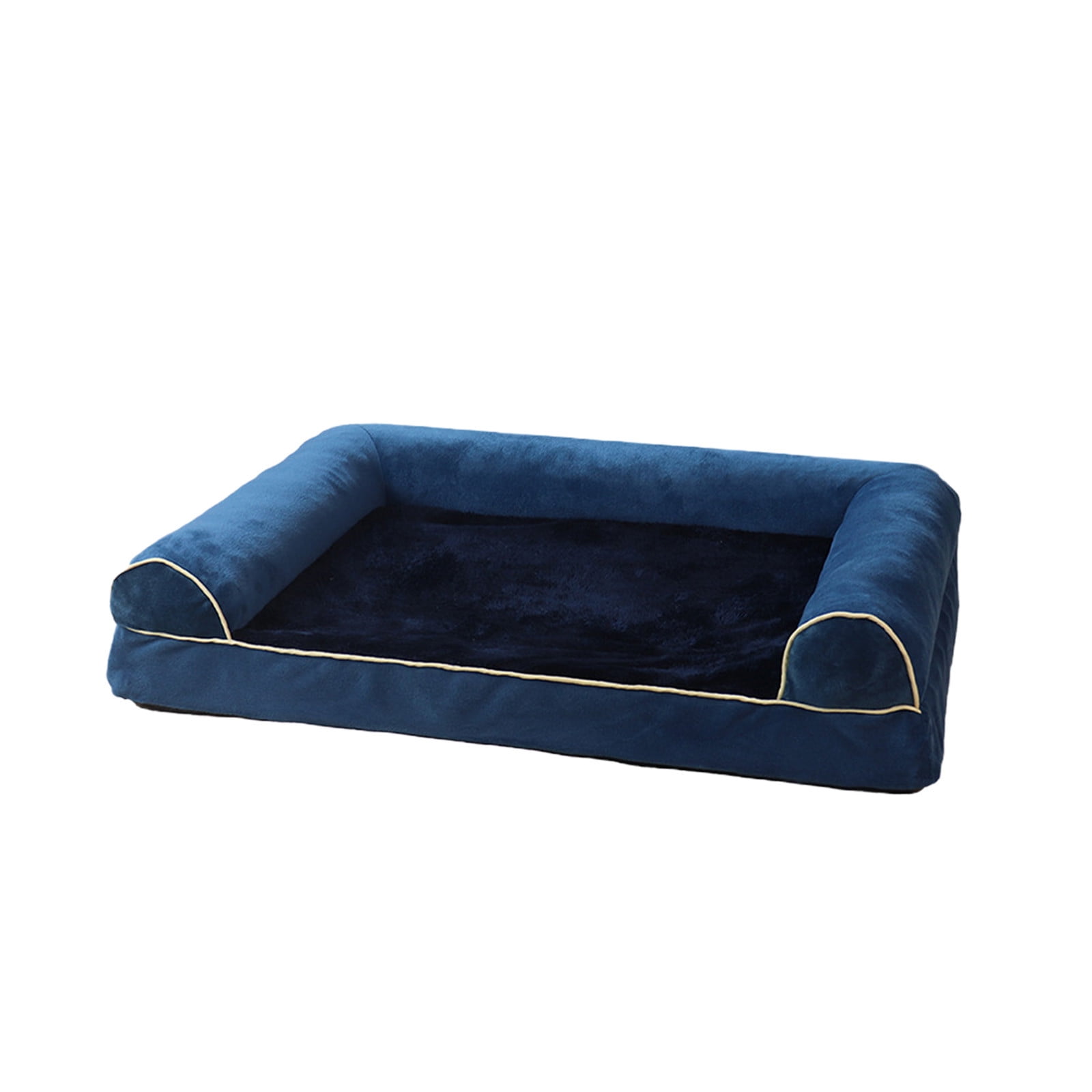 UTXQFD Orthopedic Dog Beds, Waterproof Memory Foam Dog Bed with Sides, Non-Slip Bottom and Egg-Crate Foam Big Dog Couch Bed with Washable Removable Cover,