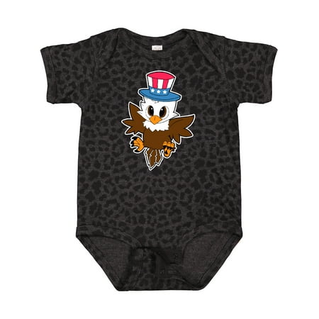 

Inktastic Memorial Day Baby Eagle with Patriotic Hat Gift Baby Boy or Baby Girl Bodysuit