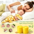 thumbnail image 6 of Giphtpoeet 12PCS Citronella Pillar Candles Votive Dripless Lemongrass Candles Set for Dinner Weddings Party, 180H Burn Time, 6 of 10