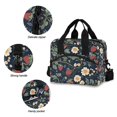 thumbnail image 3 of FORMRS Reusable Lunch Bag for Work School Leakproof Insulated Cooler with Adjustable Shoulder Strap, Floral Raspberry Pattern, 3 of 6