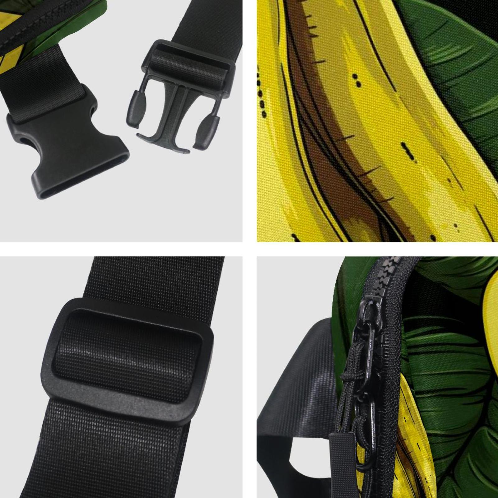 Bananas Adjustable Lightweight Unisex Waist Bag Running Belt with Extension Strap Money Belt Holder