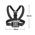 thumbnail image 2 of Andoer Andoer Sports Camera Accessory Set Chest Strap Mount + Head Strap + Neck Holder + Phone Holder for Cycling Hiking Boating Travel Video Recording Live Stream, 2 of 7