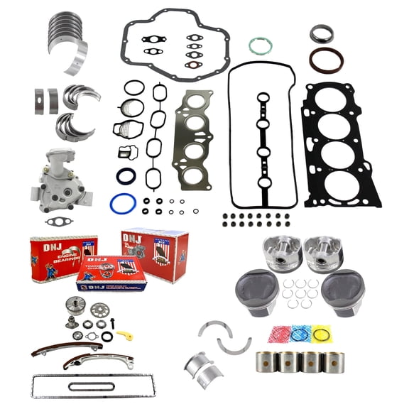 DNJ EK932MVVT Master Engine Rebuild Kit Fits Cars & Trucks 2007-2015 Toyota 2.4L L4 16V DOHC 2362cc