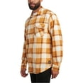 thumbnail image 2 of Bobcat Men's Flannel Shirt - Micro Polar Woven Long Sleeve Button Down Shirts for Men (Sizes: S-XL), 2 of 7