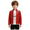 Full Set, variant on K'id's Dance Star Costume, B'oy's Music Legend Cosplay Retro Zipper PU Leather Jacket with Pockets, Halloween Cosplay Costume for Dress Up Party & Stage Performance
