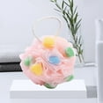 thumbnail image 6 of Vacemry Under $5 Bath Shower Loofah, Exfoliating Body Scrubber with Hanging Loop, Mesh Bath Sponge for Shower Gel Lather, Gentle Skin Cleansing Pouf for Daily Use, Bathing Accessory for Body Wash, 6 of 6