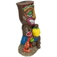 thumbnail image 4 of Northlight 13.75" Solar Lighted Polynesian Outdoor Garden Smiling Tiki Statue, 4 of 5
