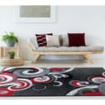 thumbnail image 2 of United Weavers Bristol Area Rug 2050 11330 Rhiannon Red Stripes Curls 1' 10" x 2' 8" Rectangle, 2 of 3