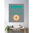 thumbnail image 2 of Cute Nursing School Survivor Gift For Nurses Poster Wall Art, Modern Wall Decor, 16x24 UNFRAMED, 2 of 3