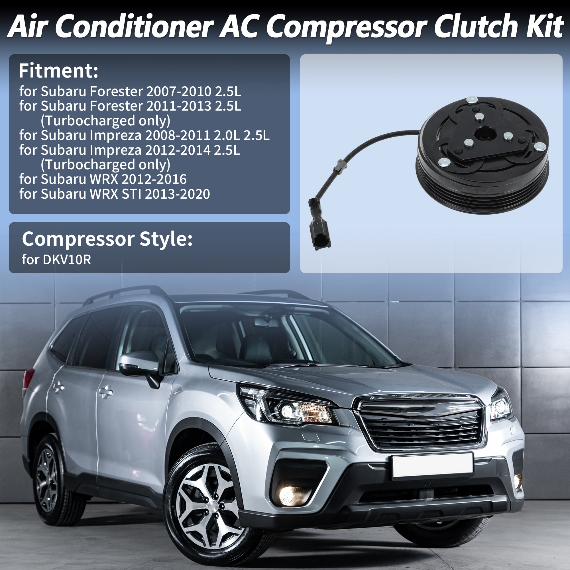 Unique Bargains AC Compressor Clutch Kit for Subaru Forester 2007-2013