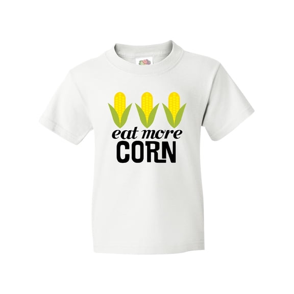 Inktastic Eat More Corn Youth T-Shirt