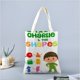 thumbnail image 2 of Charlie and the Shapes Bolso de tela con estampado de lienzo para mujer, bolsa de compras reutilizable y estética, con cremallera interior, regalo para mujer,40*45cm., 2 of 6