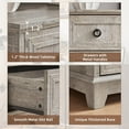 thumbnail image 6 of Joaxswe 5 Drawer Bedroom Dresser Set of 2, Modern Vertical Dresser Drawers Wood Organizer for Living Room Entryway Small Spaces, Natural Oak, 6 of 7
