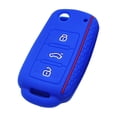 thumbnail image 2 of jiaping Silicone Car Key Cover Jacket Protector for Golf Dark Dark Blue, 2 of 9