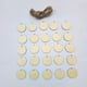 thumbnail image 2 of 25 uds DIY forma redonda colgante decoración ornamento boda hogar dormitorio decoración de pared, 2 of 7