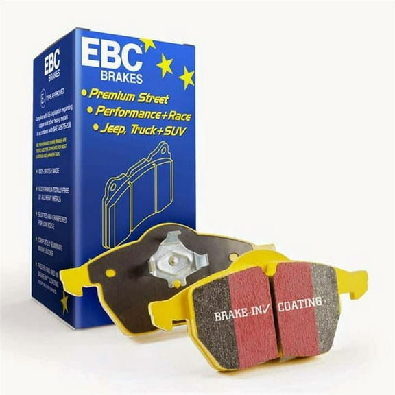 EBC Brakes Yellowstuff 4000 Series Street and Track Brake Pad Set Fits select: 2015-2022 PORSCHE MACAN, 2017-2022 PORSCHE PANAMERA