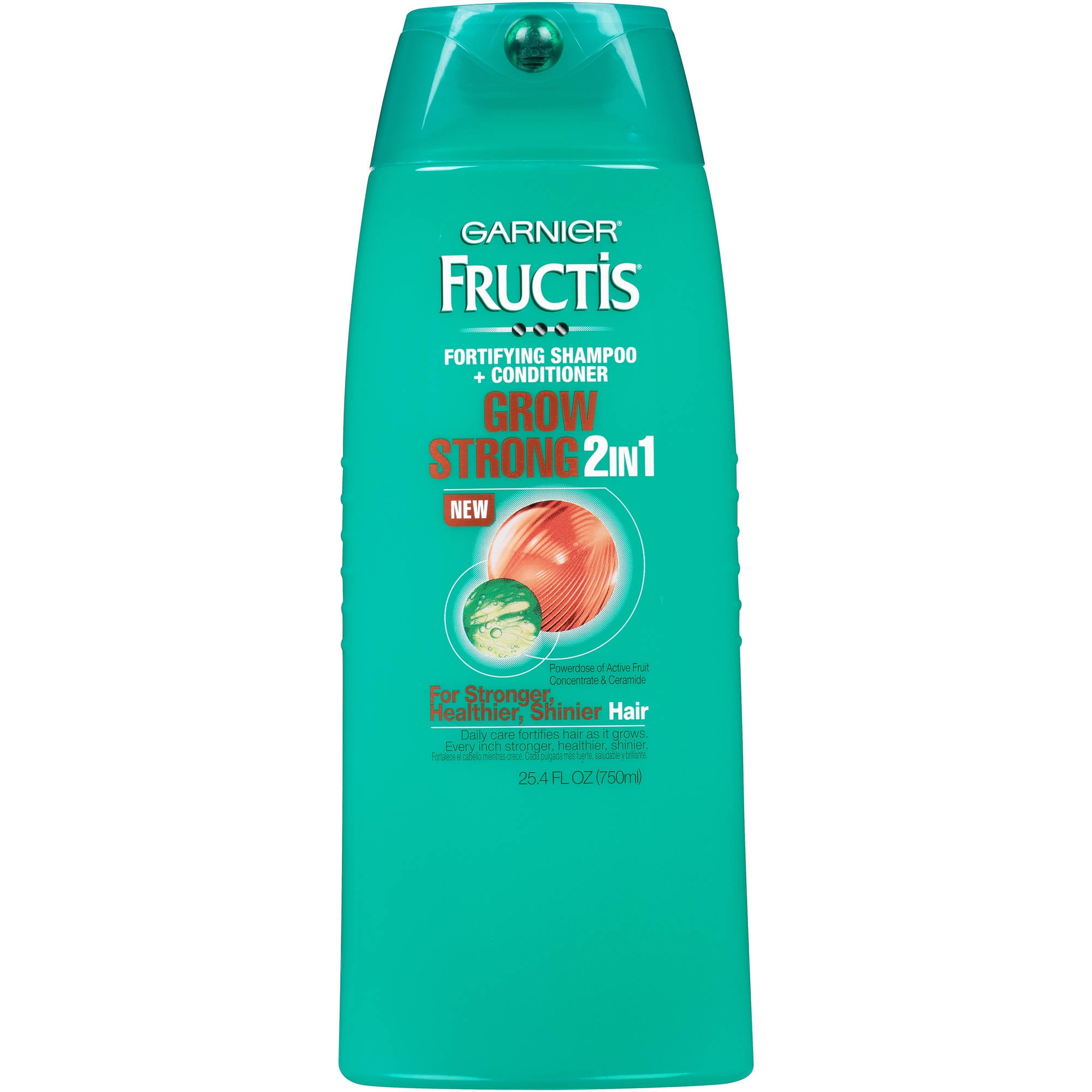 Garnier Fructis Grow Strong 2in1 Fortifying Shampoo + Conditioner, 25.4 fl oz