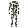 thumbnail image 4 of TAIAOJING Matching Pajamas for the Dog, Baby, Kids, Teens, and Adults Men Cute Ghost Day Comfy Jumpsuit Hooded Zipper Romper Jumpsuit Family Home Loungewear Matching Pajamas, 4 of 4