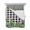 Black, variant on Quilts Twin Size Bedding Set, Green Cactus Tropical Lightweight Quilted Comforter, Grey Wooden Summer Soft Reversible Bedspread Coverlet with Pillow Covers for All Season, 68" x 86"