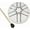 White, variant on 6 Note 3 Inch Steel Tongue Drum Small Drum Portable Handpans Drum Percussions Instrument For Meditations Yoga
