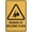 Warning Sign 1, variant on Caution Beware of Welding Flash Metal Sign 12 x 8 Inches - Rustproof Aluminum, Multicolor Design, Clear Warning for Indoor Outdoor Workshop, Welding Area