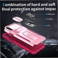 thumbnail image 4 of Funda para GANGXUN iPhone Xs Max - Soporte metálico, Función magnética, Rosa, 4 of 6