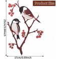 thumbnail image 3 of Garden Decoration in the Shape of Metal Birds Garden Decoration Rusty Metal Birds Metalbird Metal Bird Garden Deco Outdoor Decor Metal Bird Silhouette for Balcony Terrace, 3 of 5