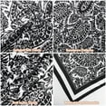 thumbnail image 5 of AEDAMURRA 5 Pcs Womens Head Scarves, Hair Scarf Bandanas for Women with Square Satin and Exquisite Pattern, 5 of 7