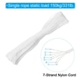 thumbnail image 3 of Uxcell 100 Feet 7-Strand Core Paracord 3/16 Inch 550 Paracord Nylon Cord Lanyard White (4mmx31m), 3 of 5