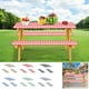 thumbnail image 1 of Juego de Cubierta de Mesa de Vinilo Impermeable para Exteriores | Mantel de picnic de 3 piezas con respaldo de franela | Borde elástico | Se adapta a bancos de mesa de 30"x72" y bancos de 12"x72", 1 of 5