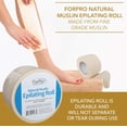 thumbnail image 3 of ForPro Rouleau Épilateur en Mousseline Naturelle, Résistant aux Déchirures, pour l'Épilation, 3,25? L x 40 Yd, 3 of 6