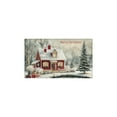 thumbnail image 2 of 2 Pcs Merry Christmas Kitchen Rugs and Mats Set of 2 Winter Snowflake Funny Christmas Kitchen Mats for Floor Non Skid Rugs for Kitchen Floorfor Bath Cooking (47x17+30x17 inches), 2 of 7