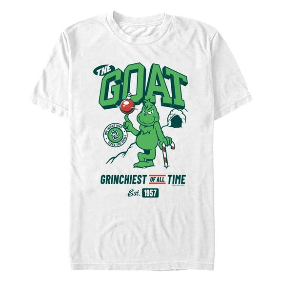 Men's Dr. Seuss The Goat Grinchiest of All Time Est. 1957 Graphic T-Shirt