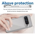 thumbnail image 4 of KOMI Case for Google Pixel 9,Google Pixel 9 Pro Case,Transparent TPU+PC Acrylic Protective Military Grade Armor Heavy Duty Protection Phone Case for Google Pixel 9/9 Pro 5G, 2024 (Clear), 4 of 5