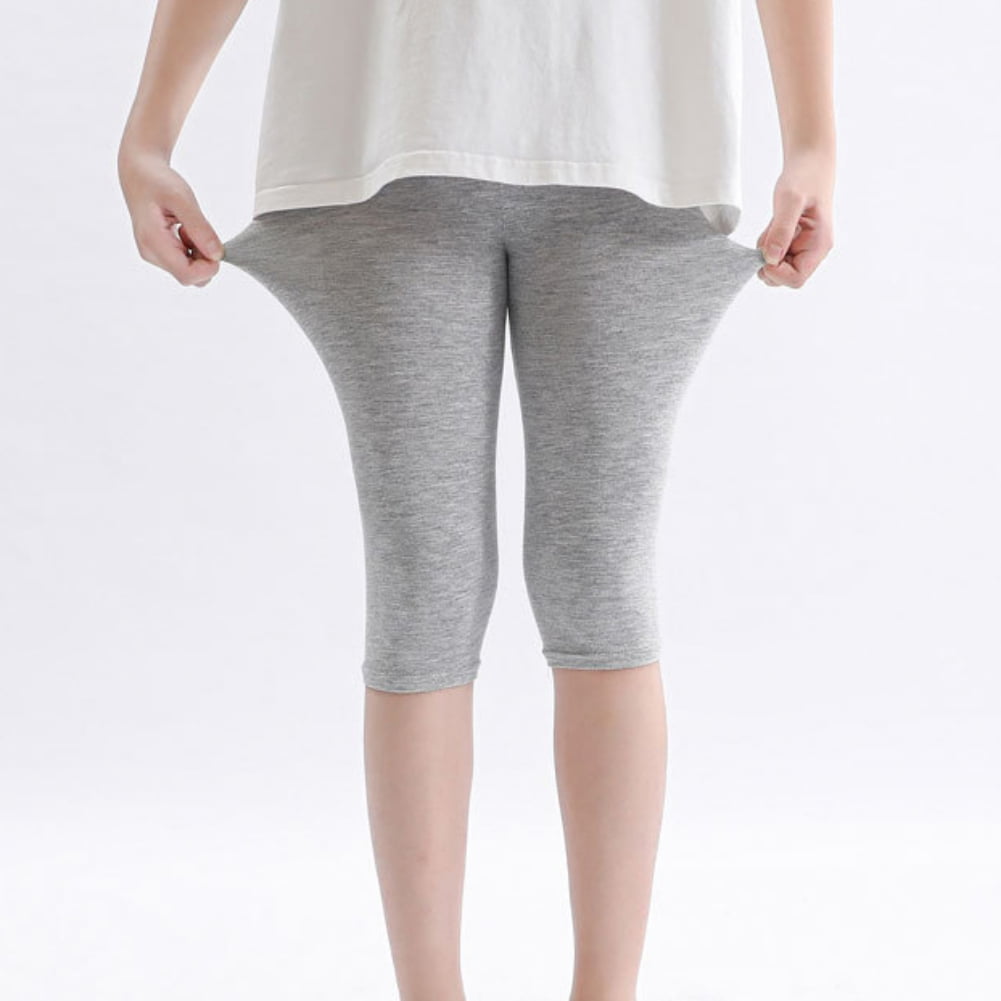 BULLPIANO Girl Capris Leggings Toddler/Little Girls Summer Basic Soild Leggings Cropped Pants