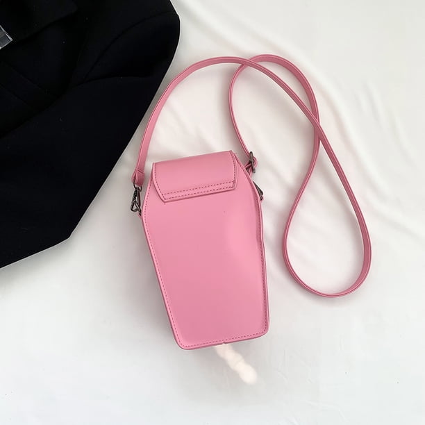 Bolso bandolera con diseño de ataúd para mujer, bolso cruzado cruzado de dibujos animados, bolso versátil para Halloween