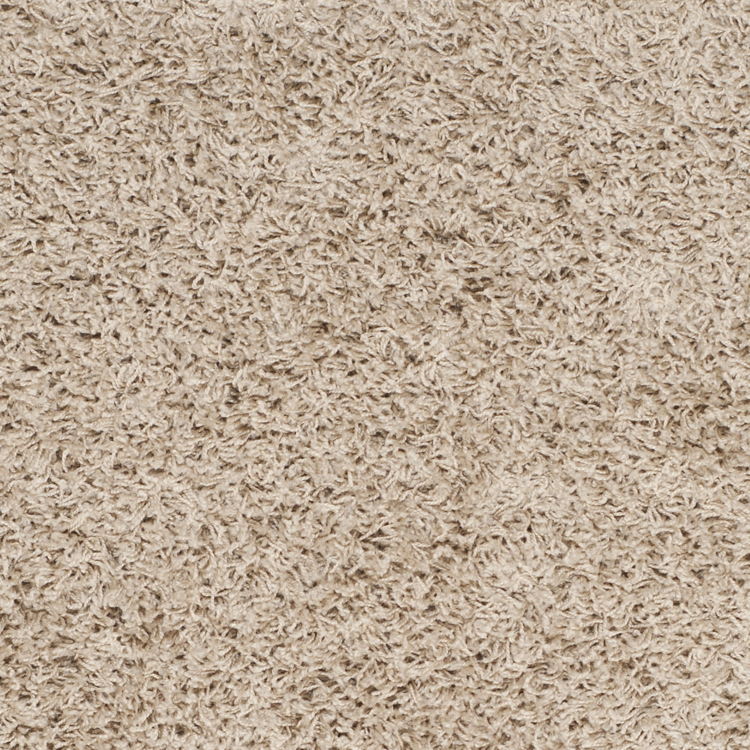 SAFAVIEH Lavena Solid Plush Shag Runner Rug, Beige, 2'3" x 8'