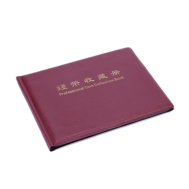 Vaidha 240 Pockets Coins Album Collection Book Commemorative Coin Holders Gifts