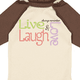 thumbnail image 4 of Inktastic Live, Laugh, Love Boys Long Sleeve Baby Bodysuit, 4 of 5