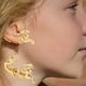 thumbnail image 1 of Hot6sl Ofertas y Liquidaciones Pendientes Retro para Mujer Pendientes con Grifo Pendientes con Grifo de Aleación Regalos para Mujer Regalos Navideños Oro Plata Negro, 1 of 6