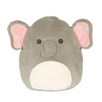 Kellytoy Squishmallows Baby Elephant Themed Pillow Plush Toy, 9 inches