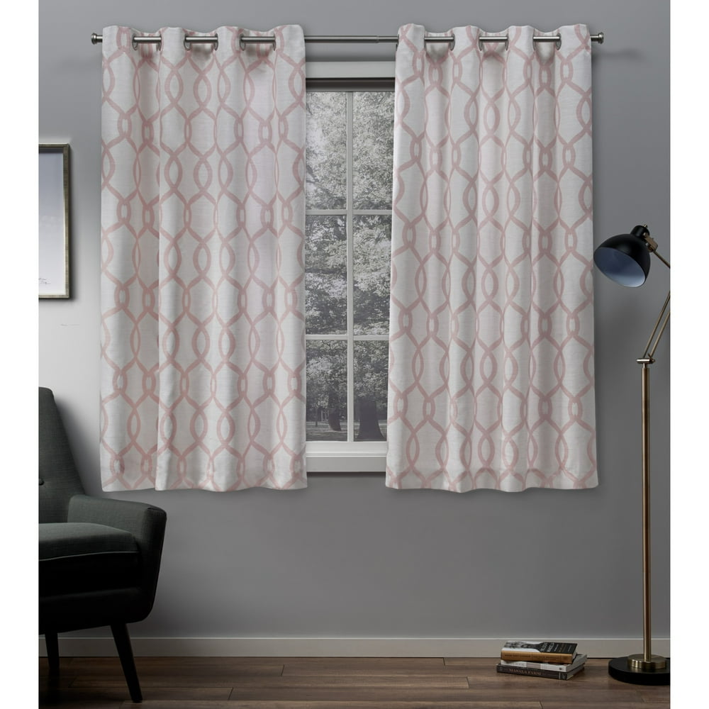 Exclusive Home Curtains 2 Pack Kochi Linen Blend Grommet Top Curtain