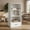 White, variant on Resenkos Bookshelf,Shelf, Open Bookcase Book Shelf,Storage Shelf Unit Plant Stand,48 Inch Tall 4 Tiers Wood Bookcase with Drawer-Gray