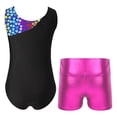 thumbnail image 2 of YONGHS Gymnastics Leotards for Girls Sparkle Two-piece Tumbling Outfits Sports Swimming Tracksuit Rainbow Heart 10, 2 of 7