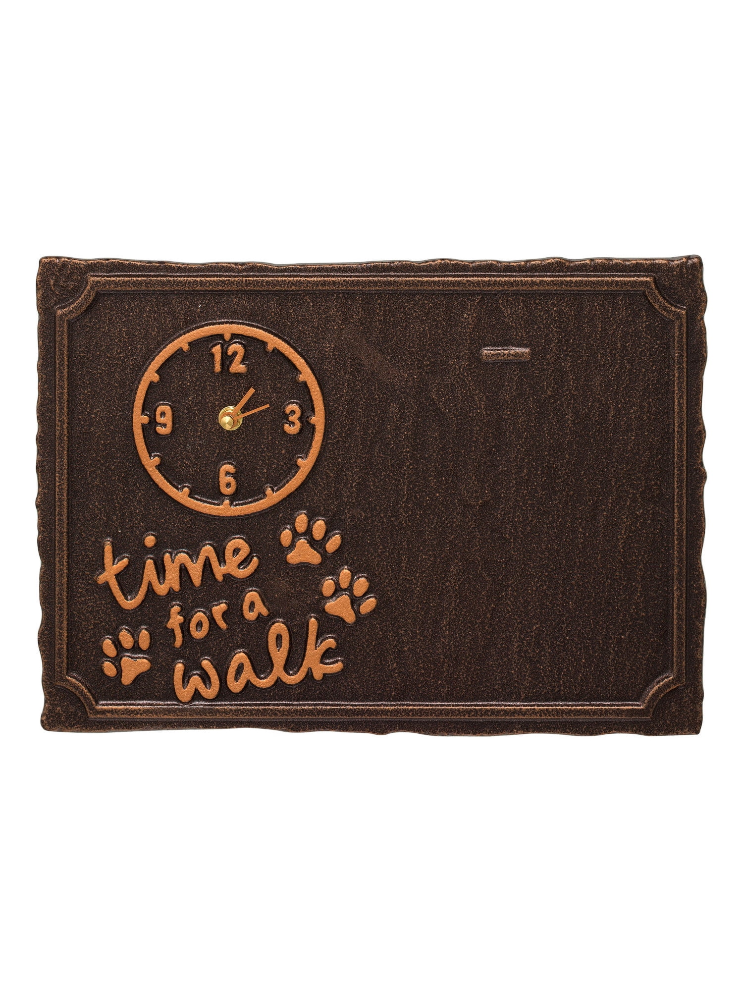 Whitehall Products Pet Photo Plaque Wall Clock