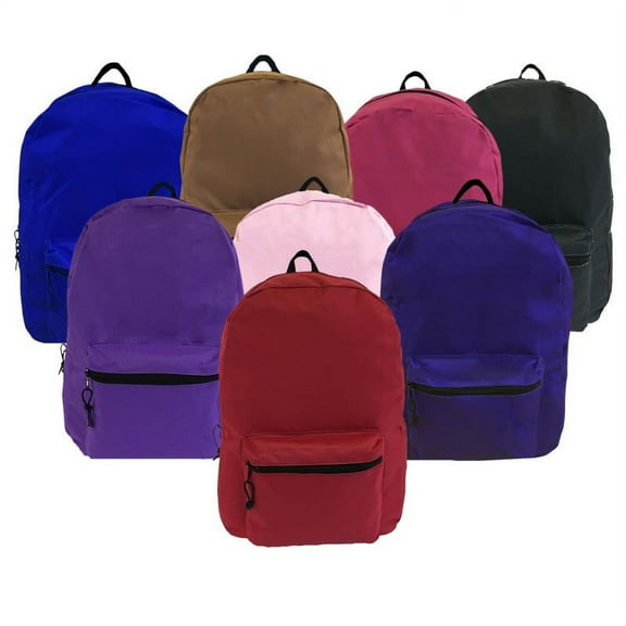 15" Backpack in Assorted Colors - Case of 24