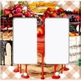 thumbnail image 2 of Metal Light Switch Wall Plate Outlet Cover (Layered Chocolate Strawberry Cake Party Fruit - Double Rocker), 2 of 2