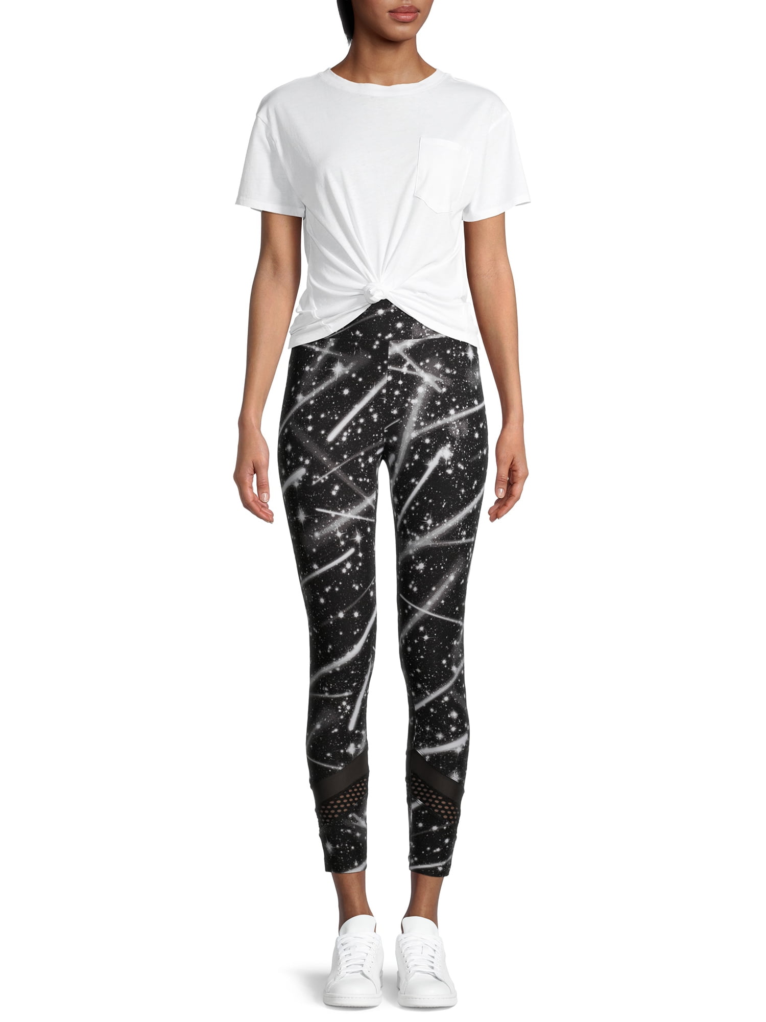 No Boundaries Juniors' Mesh Leggings