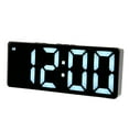 thumbnail image 4 of RELOJES DE AARMA ELÍCTRICA, FUNCIÓN DE REPETICIÓN DE RELOJ DIGITAL 6.7 PULGADAS FUENTE DE ALIMENTACIÓN DUAL PANTALLA DE TEMPERATA NEGRA PARA Dormitorio, 4 of 7