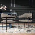 thumbnail image 2 of Manhattan Comfort Modern Lia Boucle Dining Armchair in Stone, 2 of 3